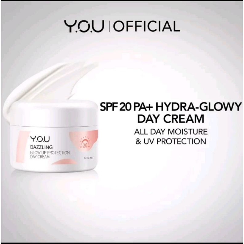 Y. O. U Dazzling Glow Up Serum Day Cream & Night Cream