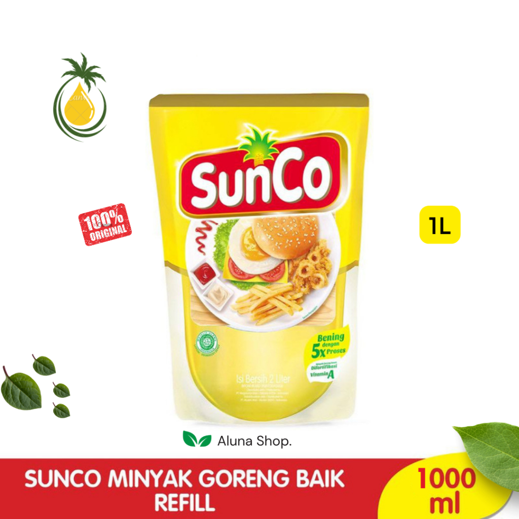 

Minyak Goreng Sunco 1L Kemasan Pouch 1Kg