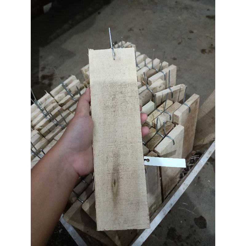 Media anggrek kayu papan jati