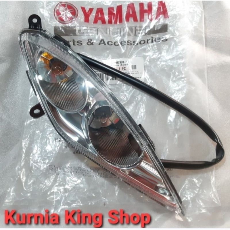 lampu sein depan kanan Jupiter MX lama original berikut soket bohlam (Assy)
