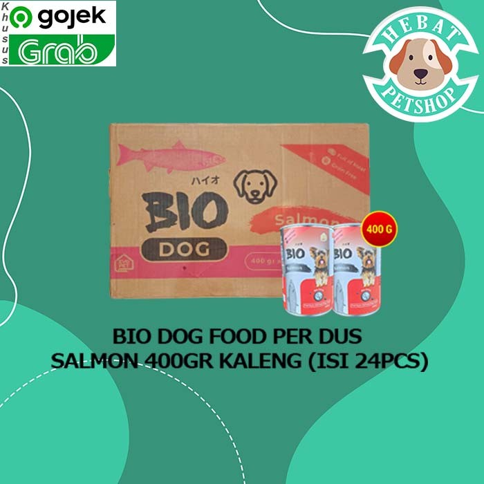 Gosend Makanan Basah Anjing Bio Dog Kaleng Wet Food 400gr Grosir 24pcs