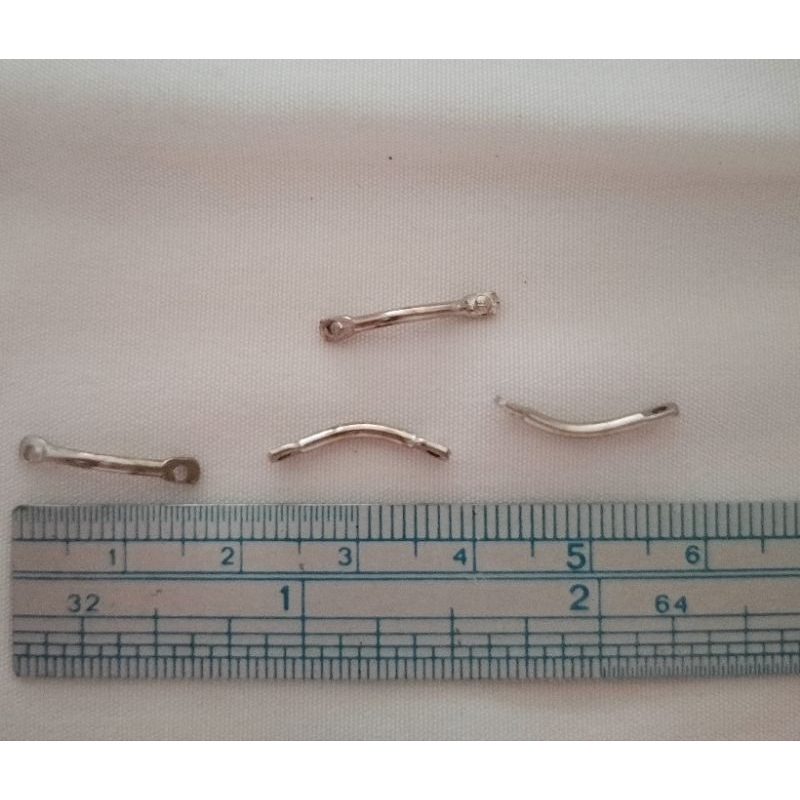 Spacer pipa panjang pembatas besi untuk gelang dan kalung