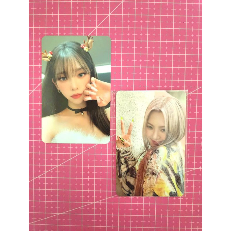 AESPA SNSD PHOTOCARD TC KARINA KUKU HYOYEON STAMP ON IT SM STORE