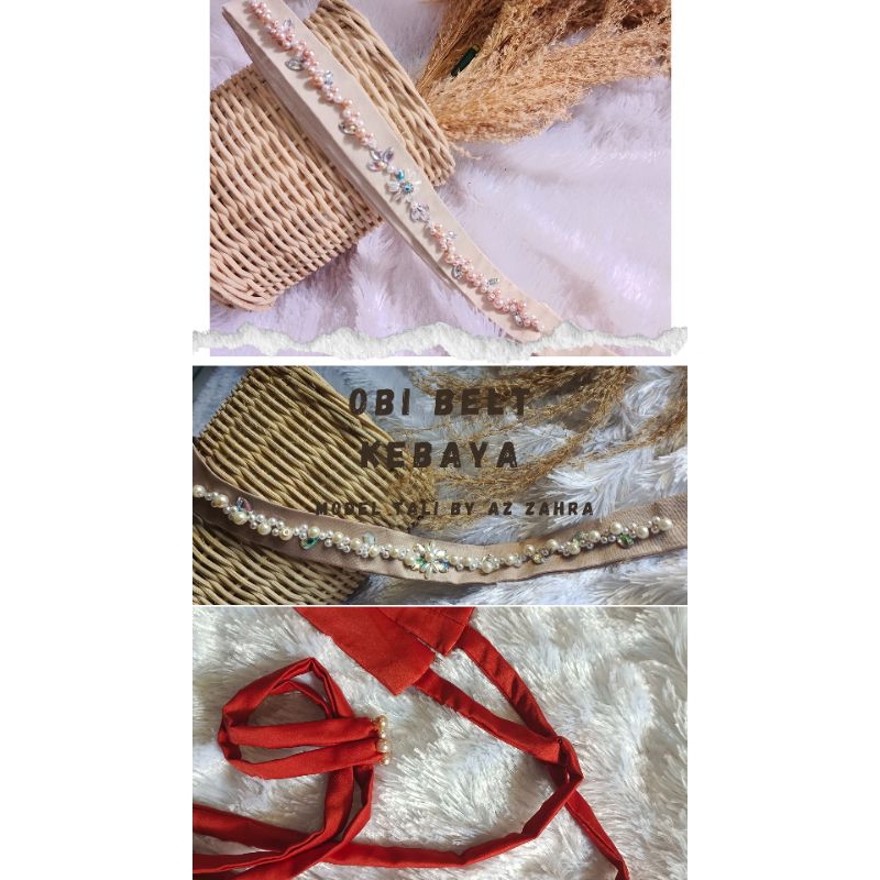 Obi Belt Payet CJI mix mutiara model tali PO 1-2 hari