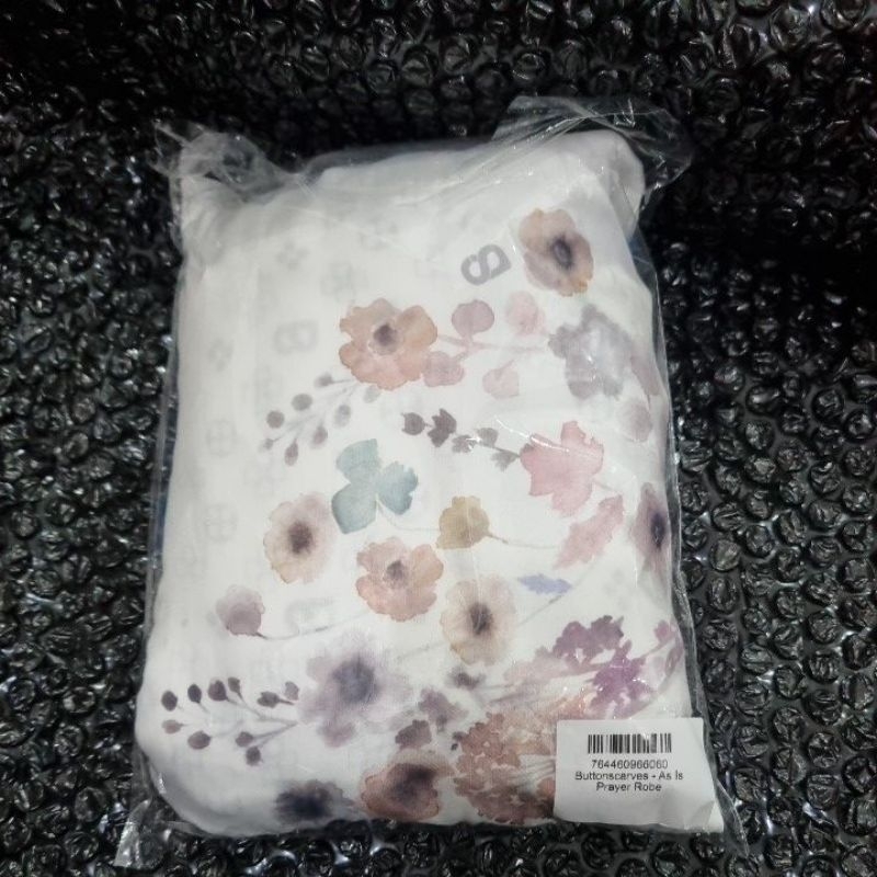 mukena sofya putih buttonscarves as is