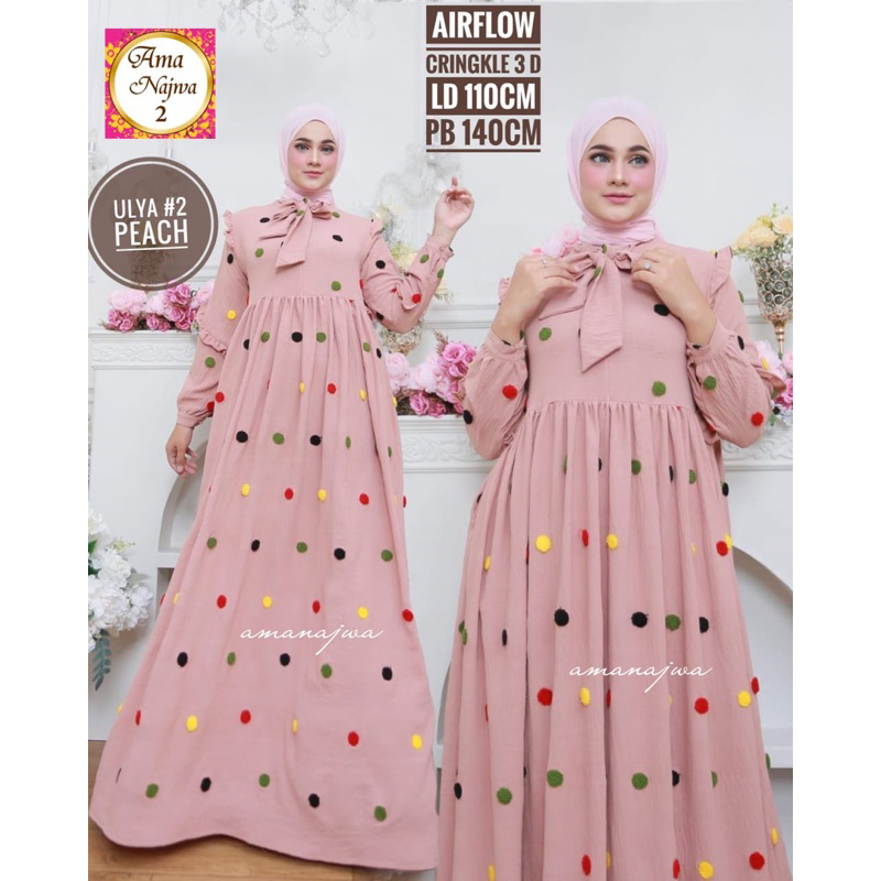 ULYA MAXY BY AMA NAJWA / AIRFLOW CRINKLE BEST SELLER NEW ARRIVAL