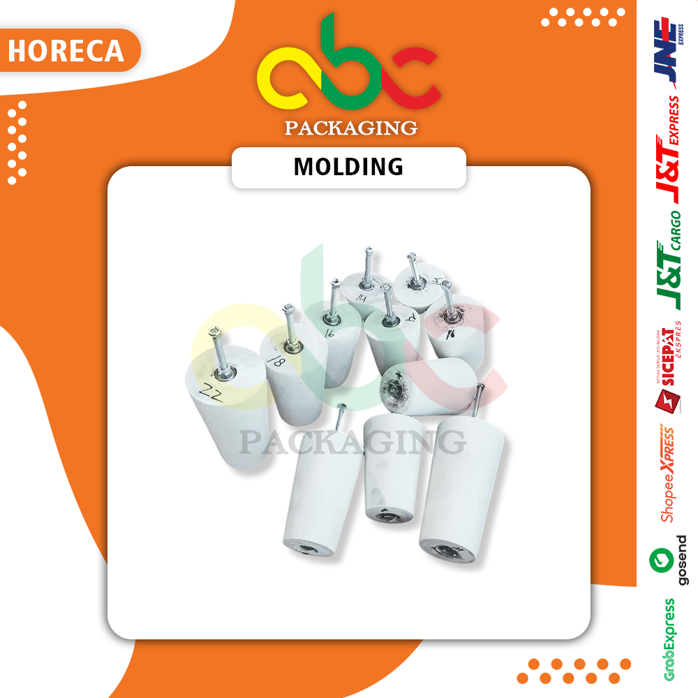 Moulding Gelas Cup Gypsum Casting 12 Oval Starindo