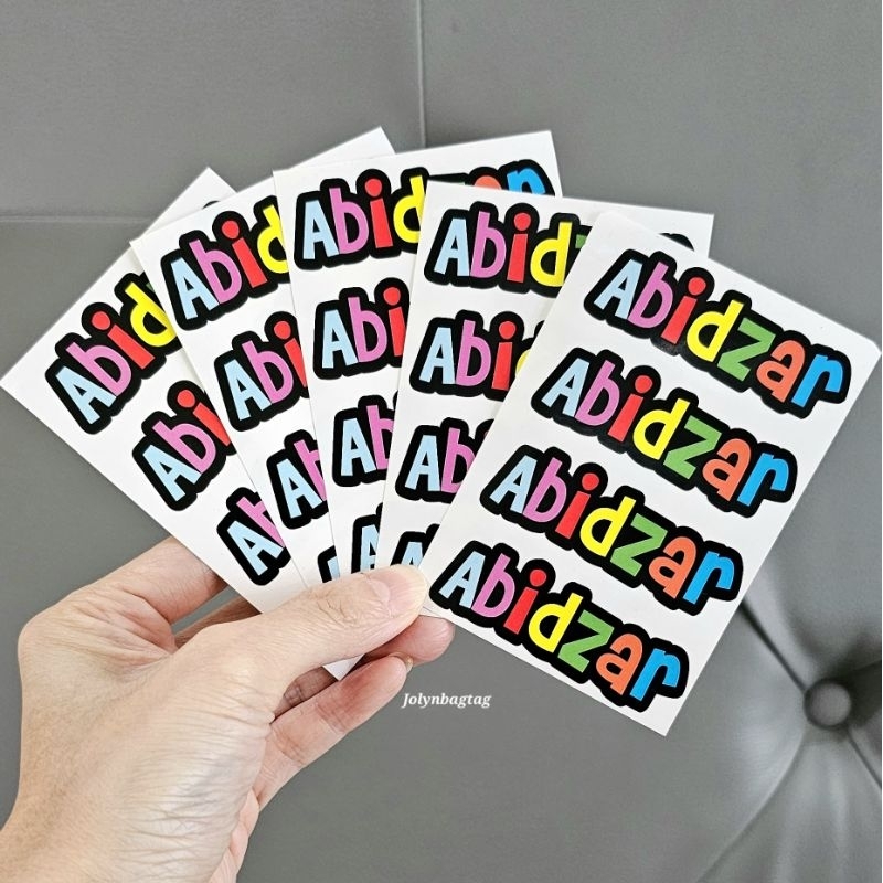 

Sticker Rainbow (warna basic)