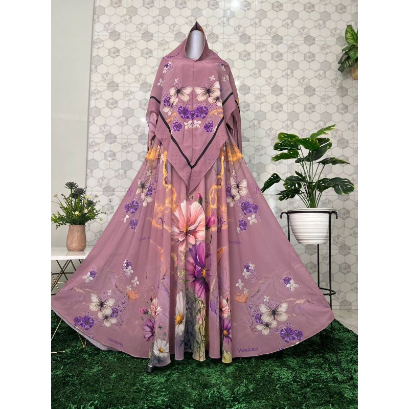 GAMIS SYARI AURORA BY WARDIANA