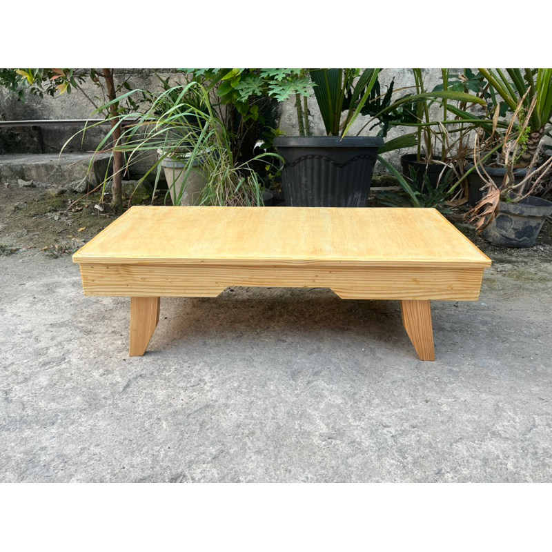 Meja kaki lipat lesehan KOREA-JEPANG, PLT 100x60x30 READY