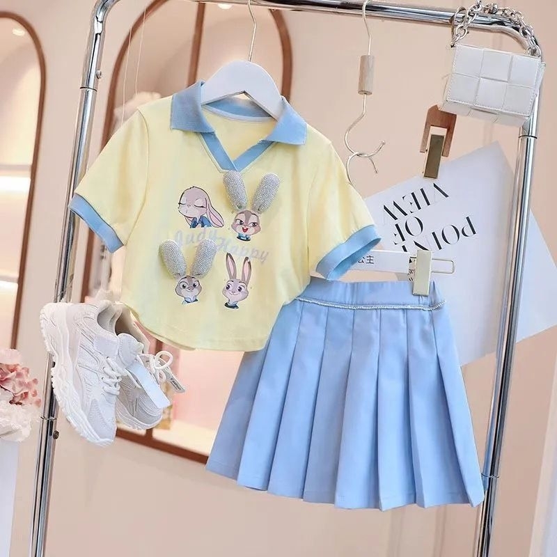 [VIANNA] SETELAN ANAK CEWEK KOREA BUNNY SET