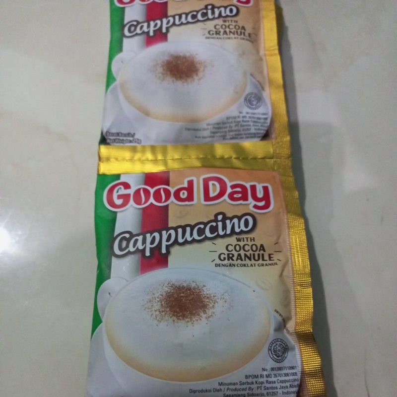 

Good Day Cappucino 1 Renteng isi 10