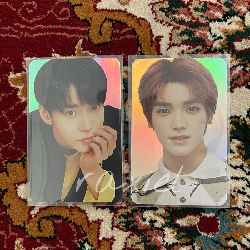 PHOTOCARD HOLOGRAM TAEYONG DOYOUNG NCT 2018 pc holo nct empathy nct 127