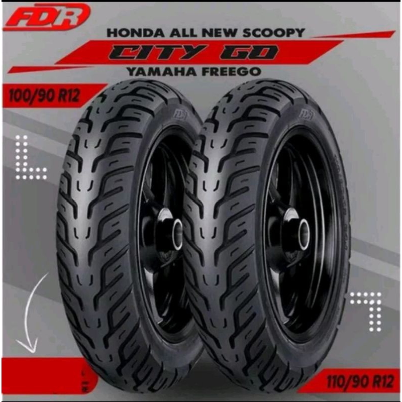 BAN DEPAN SCOOPY DONAT 100/90-12 DARI FDR