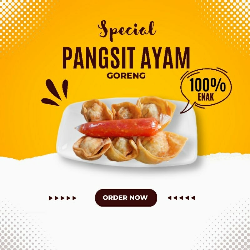 

PANGSIT AYAM TEH MARNI isi 5 / Goreng/Kukus