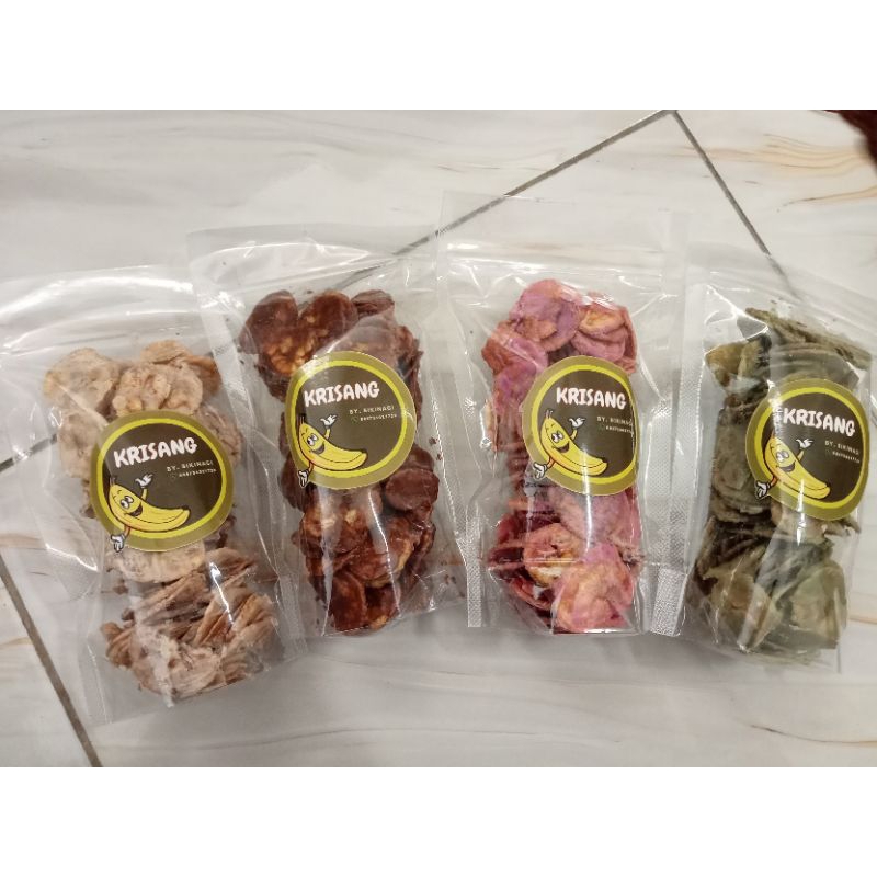 

Kripik pisang berbagai varian rasa