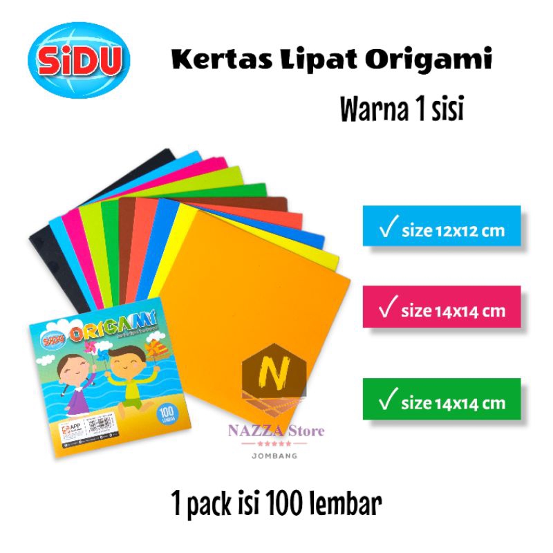

Origami Sidu 100 pcs dan KW 25 pcs 1 pack