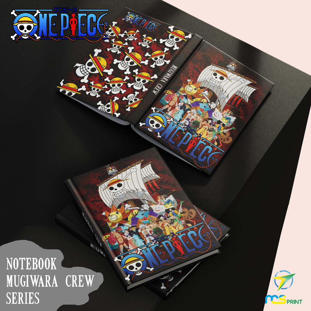 

Buku Catatan One Piece | Noteook Hardcover Mugiwara Crew / Journal / Agenda / Buku Tulis