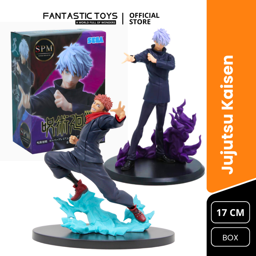 Action Figure Anime Jujutsu Kaisen Satoru Gojo Yuji Itadori Sega SPM