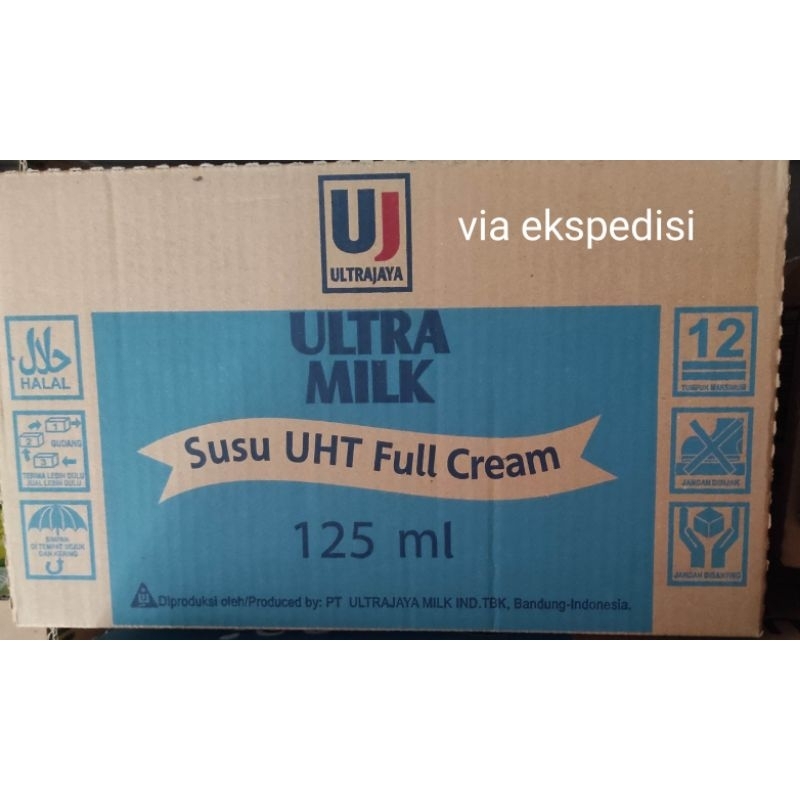 

Ultra Milk Susu UHT Full Cream 125 ml (1 dus isi 40 pcs)