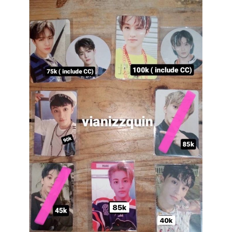 PHOTOCARD MARK  NCT 1ST PLAYER ( MARK LEMON)