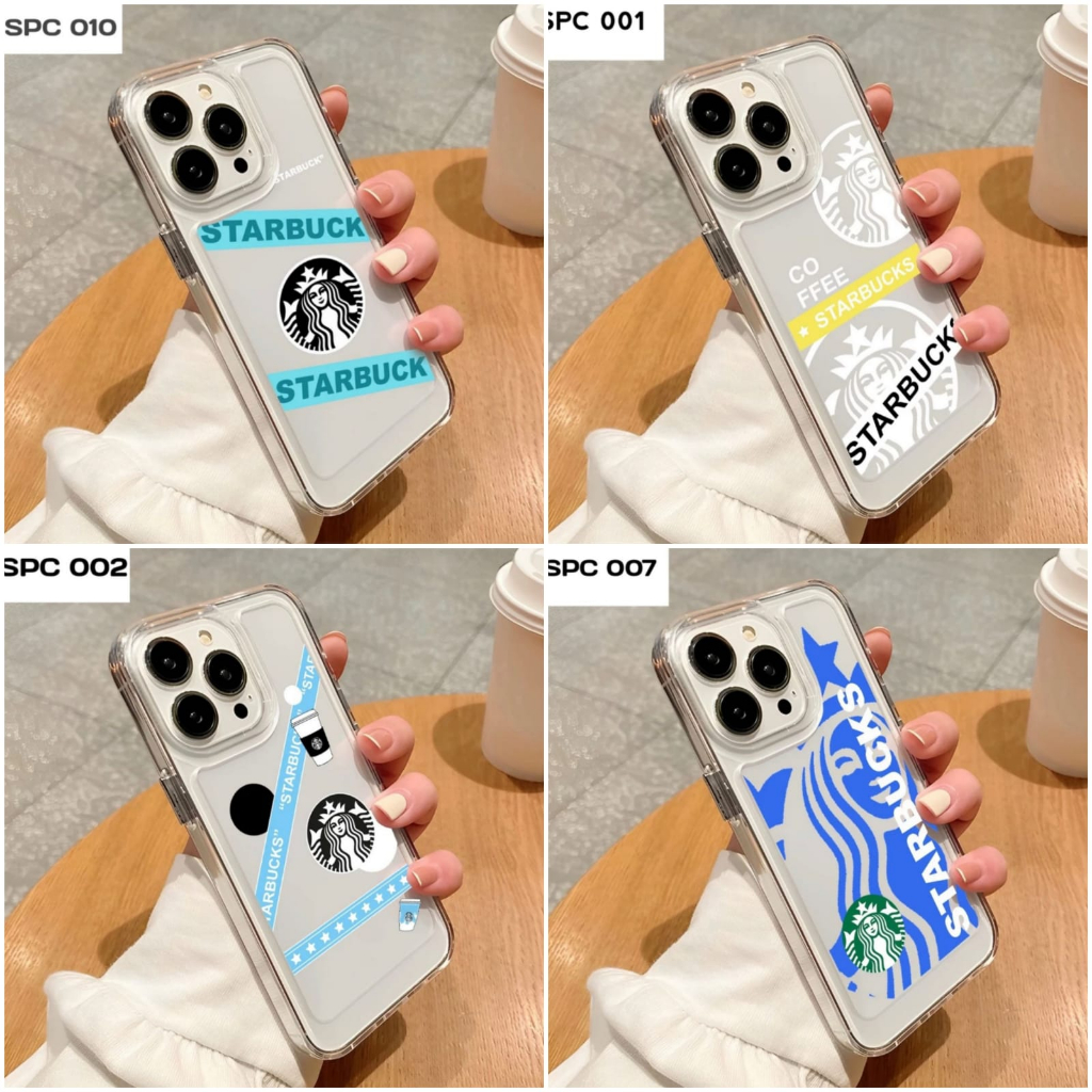 CASE AIRBAG MOTIF STARBUCKS FOR IPHONE X XS XR XS MAX IPHONE 7 8 IPHONE 6 6G 6S - BD