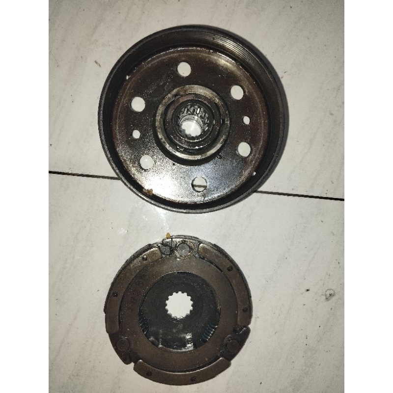 Lonceng Ganda Rumah Kampas Ganda Yamaha Vega ZR original Lepasan Motor