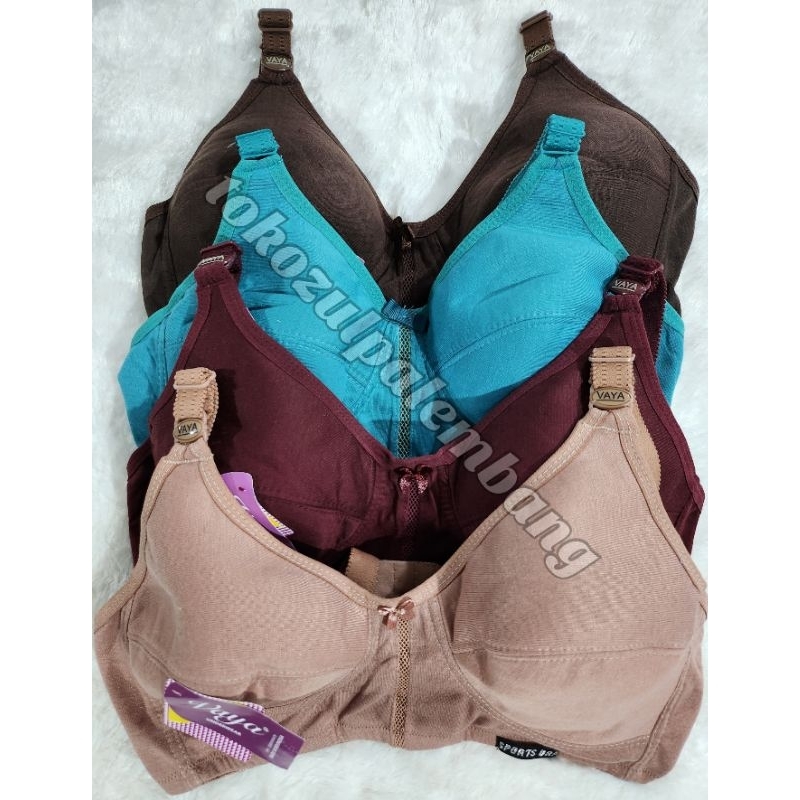 Vaya Bra Sport Ukuran Besar 42-46 Tanpa Kawat Kait 3 | BH Vaya Sport Jumbo