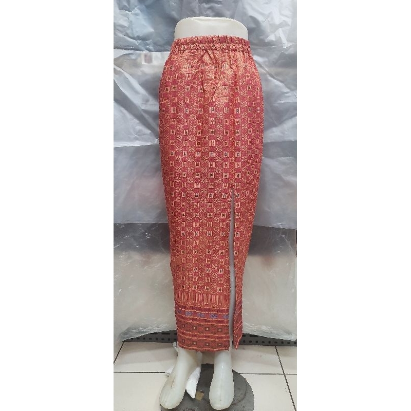 Rok songket/rok sepan belah/rok wisuda
