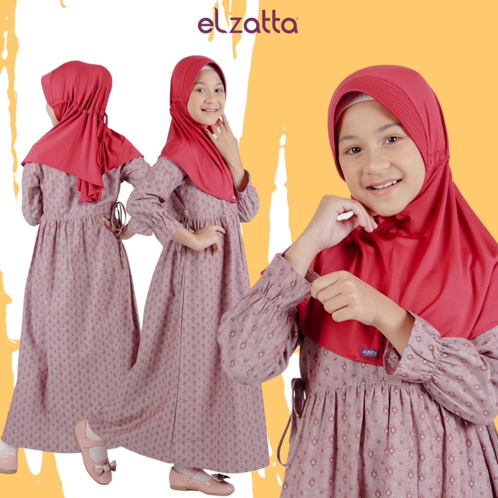 GAMIS ANAK ELZATTA GAMIS  DAYNA BUSANA MUSLIM PEREMPUAN ELZATTA