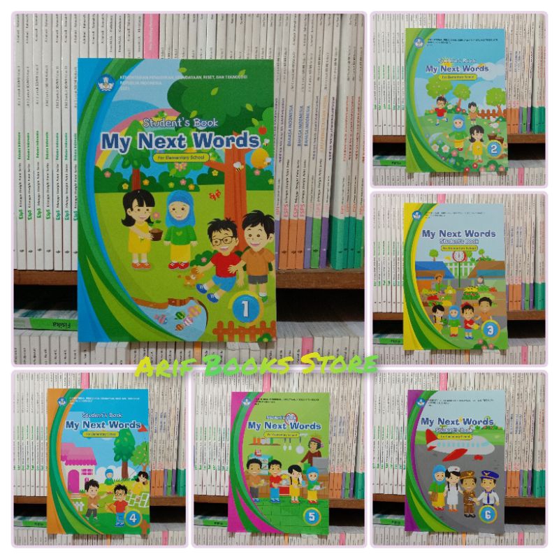 Buku My Next Words For Elementary School Kelas 1,2,3,4,5,6 SD/MI Kurikulum Merdeka 2021/2022