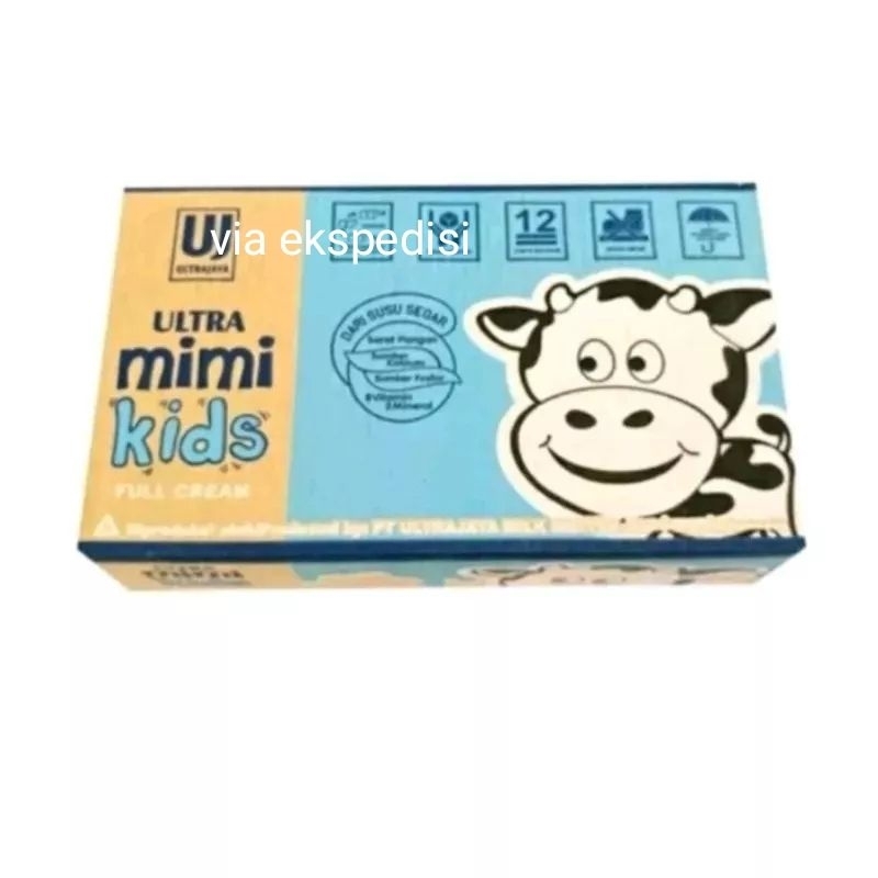 

Ultra Mimi Kids Susu UHT Full Cream 125 ml (1 dus isi 40 pcs)