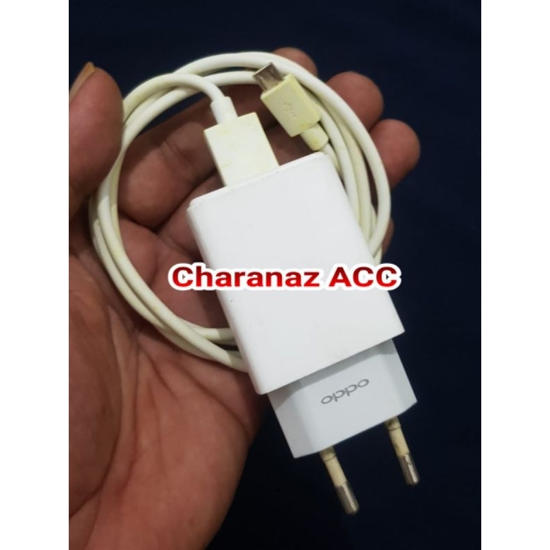 charger ORI bekas copotan Oppo A15/12/5s micro USB 10watt