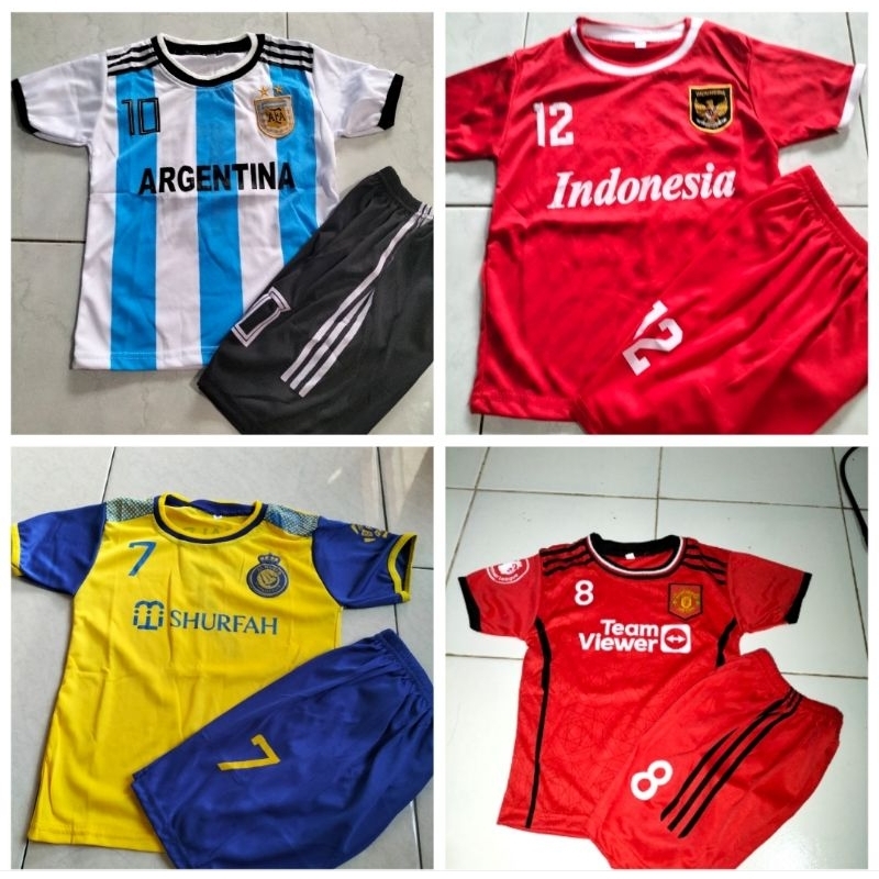 baju bola anak 10-13 tahun,baju bola Anak Tanggung laki laki bahan spandek