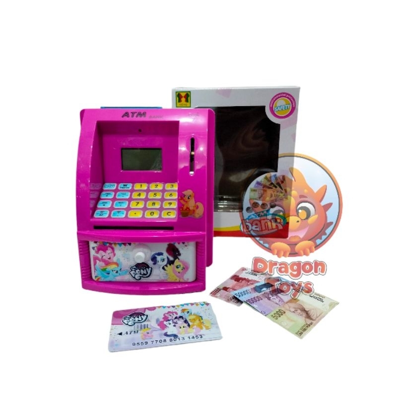MAINAN ATM ANAK - MAINAN MESIN MENABUNG - MAINAN ANAK MATARAM
