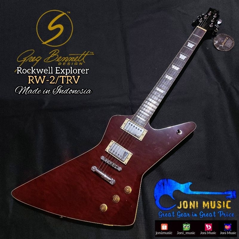 Gitar Samick Greg Bennet Rockwell Explorer RW2