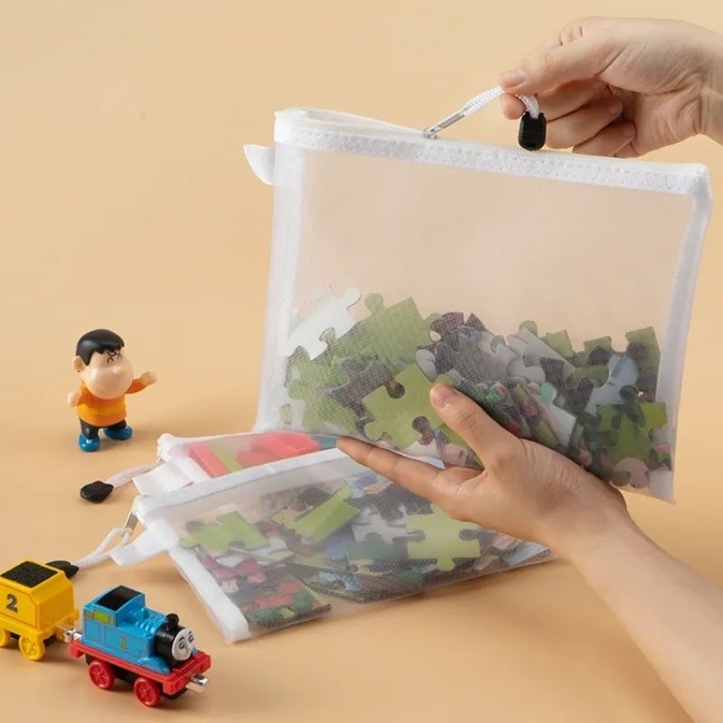 

Zipper Bag Penyimpanan Dokumen Mainan Puzzle Tempat Pensil Pouch A4 A5 A6
