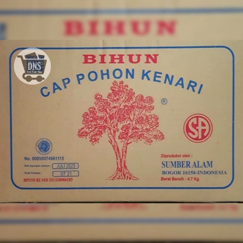 

BIHUN CAP POHON KENARI DUS