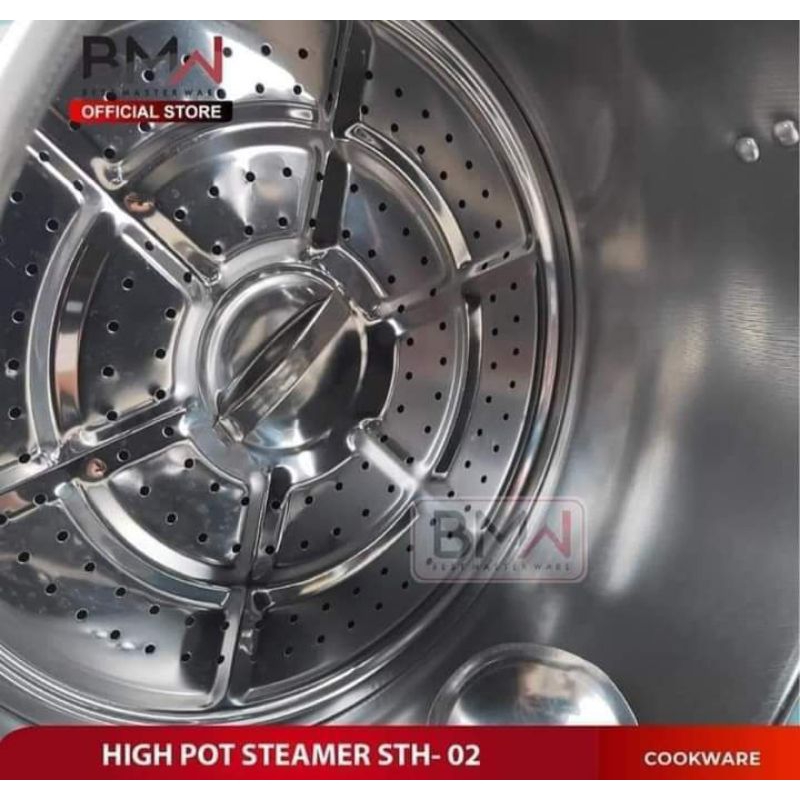 Panci Set/Stokpot Steamer Merk BMW/Dandang Set Stainless Tebal/Panci Set