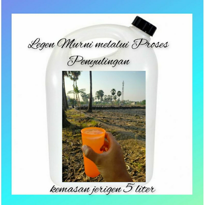 

(Khusus pengiriman instan) Legen Murni 100% kemasan jerigen 5 ltr
