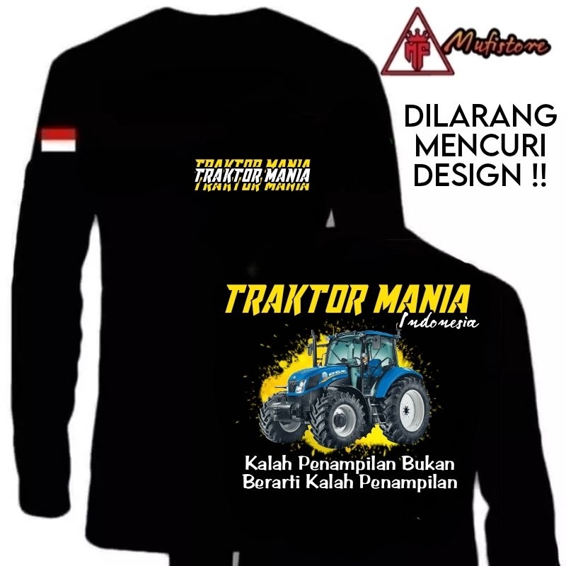 KAOS TRAKTOR NEW HOLLAND BAHAN ADEM