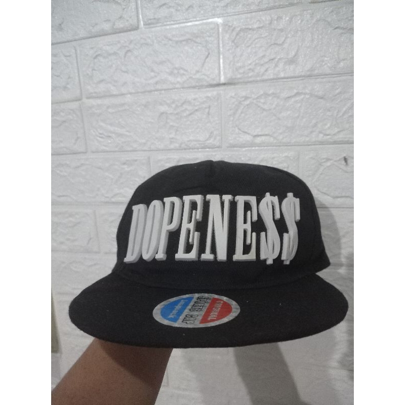 topi dopeness snapback bekas second original