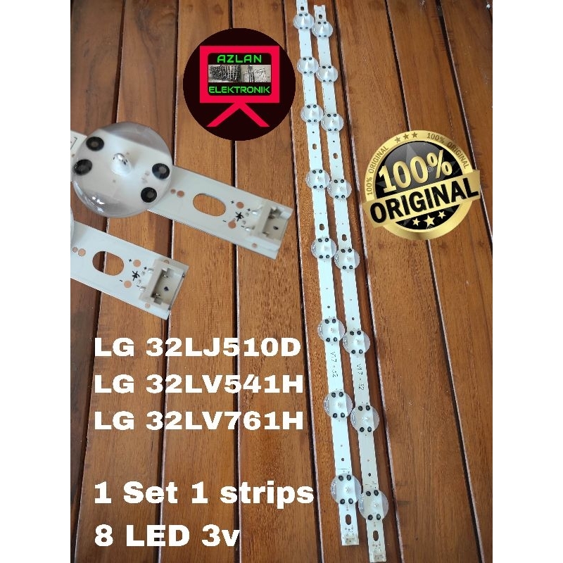 BACKLIGHT TV LED LG 32LJ510D 32LV541H 32LV761H  8led 3volt