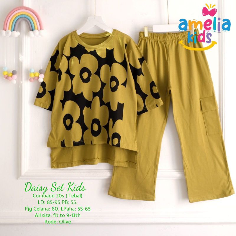 DAISY SET KIDS // SETELAN MODERN ANAK // AMELIA KIDS