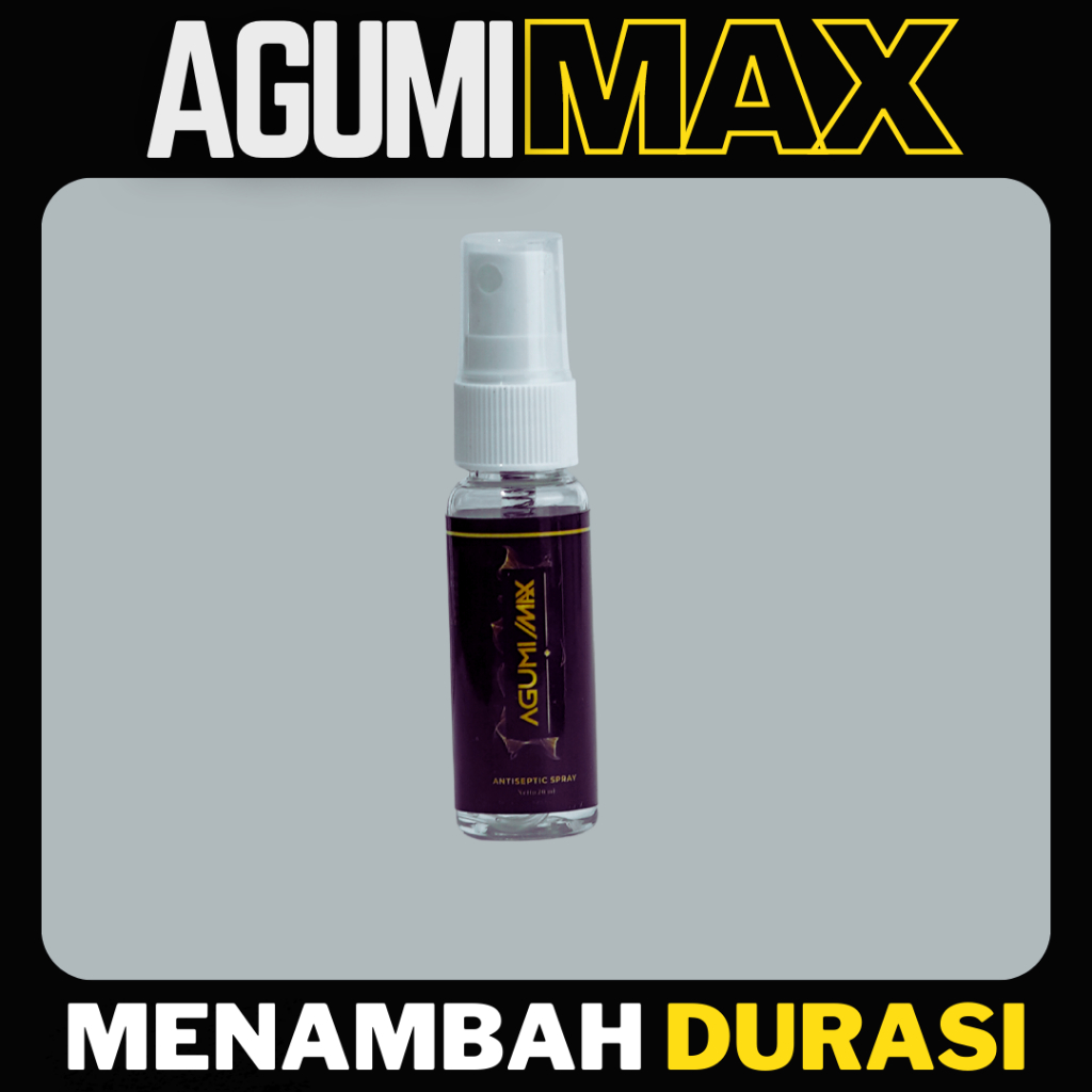 Beli 2 Lebih Hemat AGUMI MAX - Obat Kuat Spray Tahan Lama BPOM