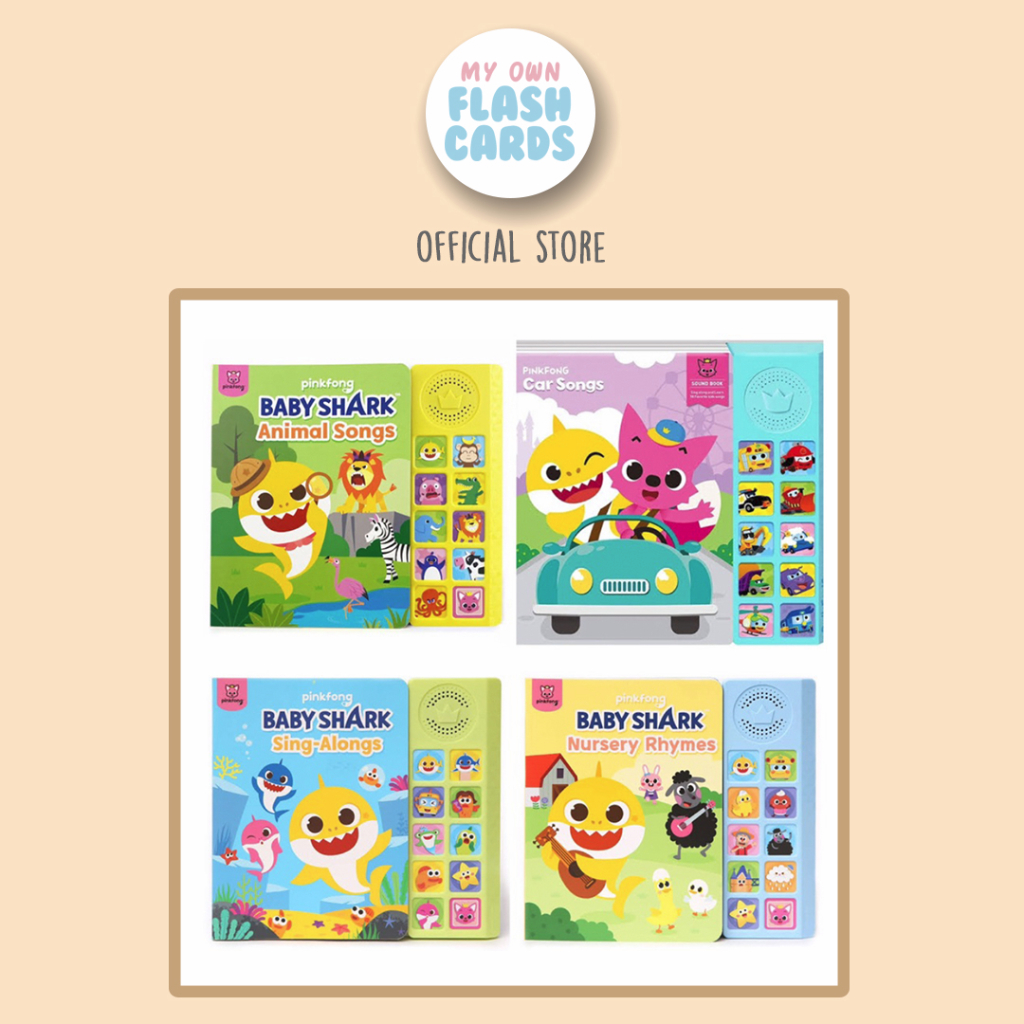Pinkfong Baby Shark Songs Sound Book Sing Along Nursery Rhymes Animal Songs Car Song Board Book Buku