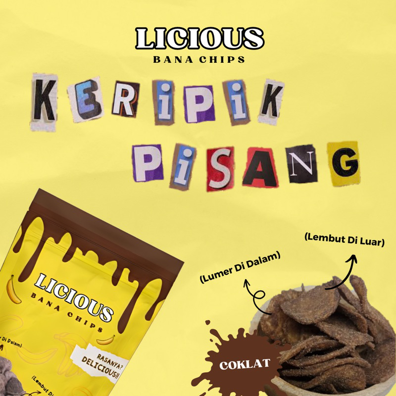 

Keripik Pisang Licious 100gr