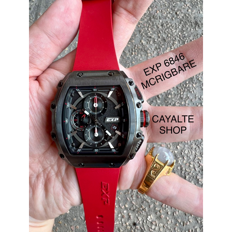Expedition EXP 6846 MCRIPBARE Red Merah Hitam Black Pria