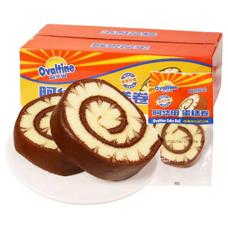 

OVALTINE ROLL CAKE ISI 5PCS 10PCS 15PCS SNACK IMPORT CHINA