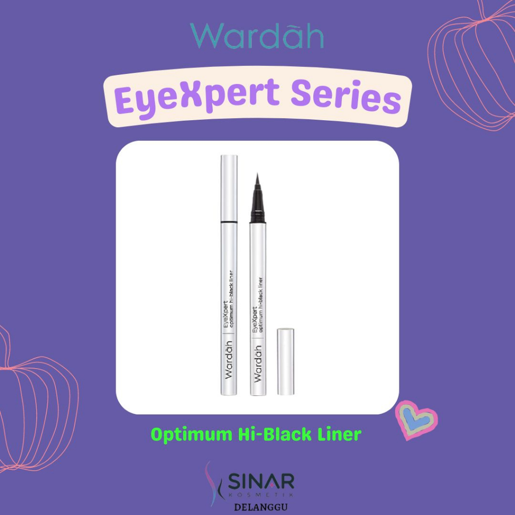 Wardah - Eyexpert Eyeliner - Eyeliner Pensil - Eyeliner Spidol